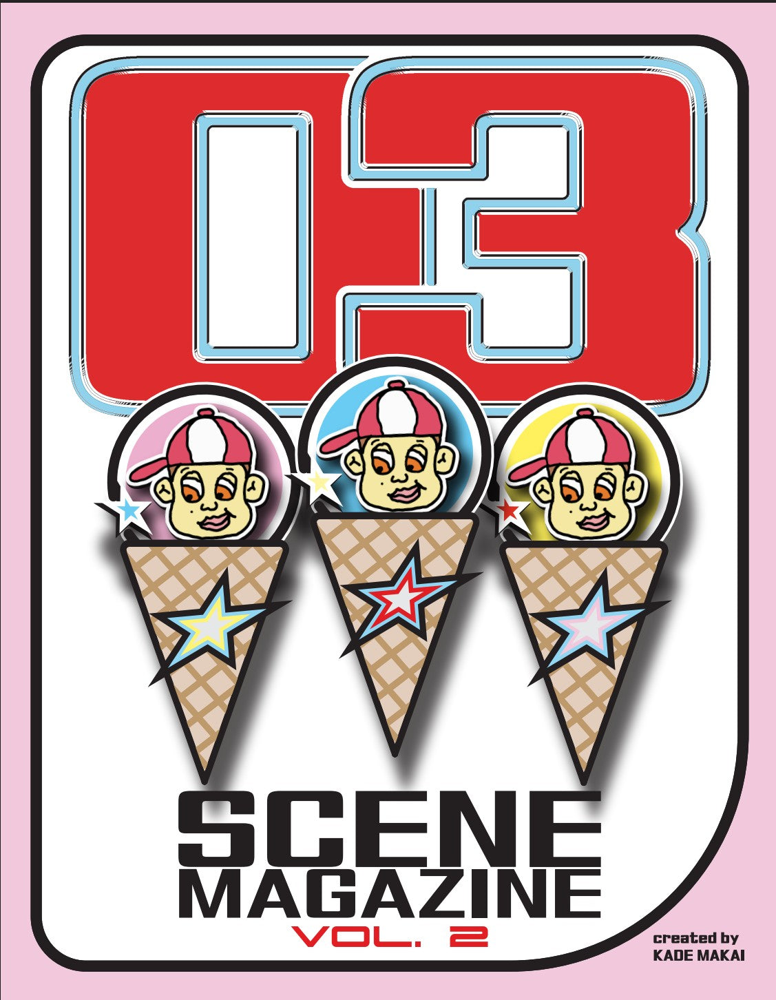03 Scene Magazine Vol. 2 [Strawberry & Cream] (physical magazine)